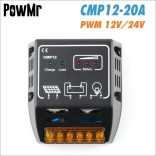 热销太阳能控制器CMP12 20A 12V/24V
